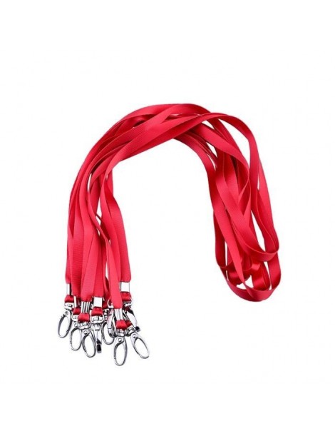 cordon en nylon rouge pour porte badge