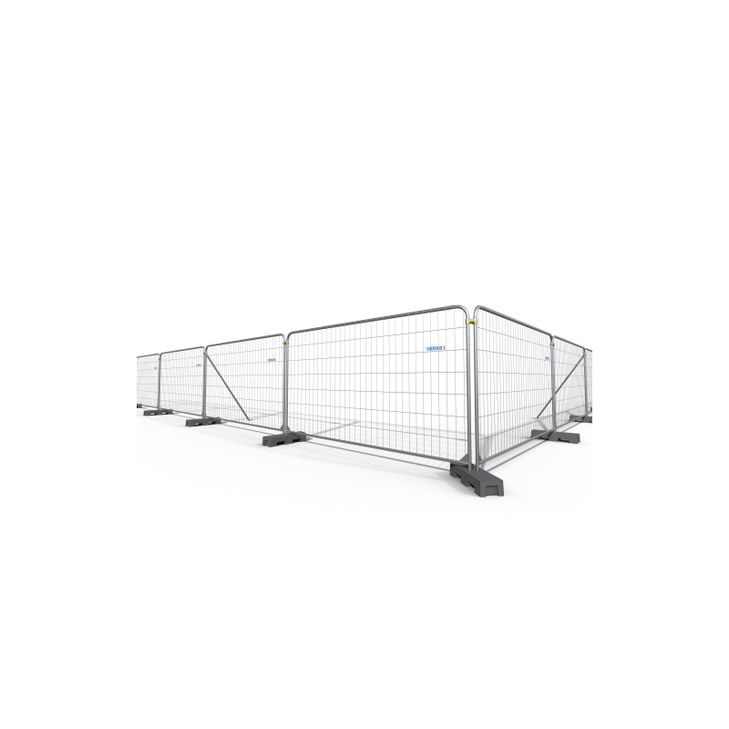 Barrière de chantier arrondie