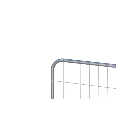 Barrière de chantier arrondie
