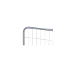 Barrière de chantier arrondie