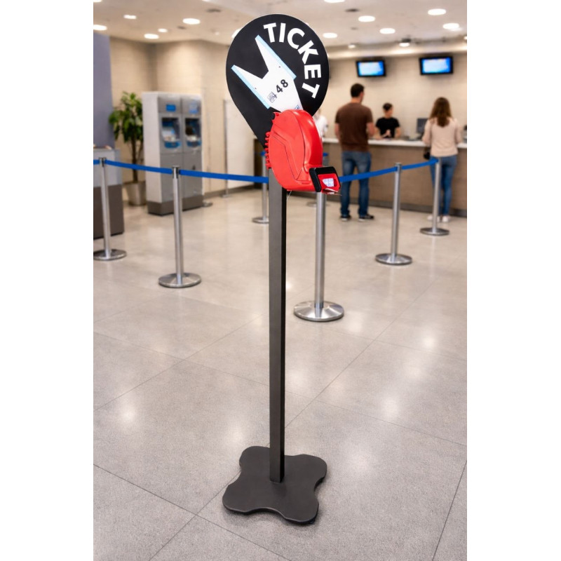 SUPPORT POUR SYSTEM FIL D'ATTENTE MANUEL