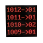 AFFICHEUR LED 4 DIGITS SONORE SANS FIL