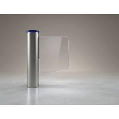 Tripod turnstile, 1 single foot stainless steel without reader / 1 way