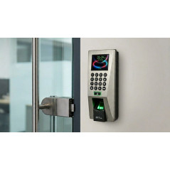 Pointeuse biométrique avec empreinte digitale, badge RFID et code – Contrôle d’accès & gestion du temps